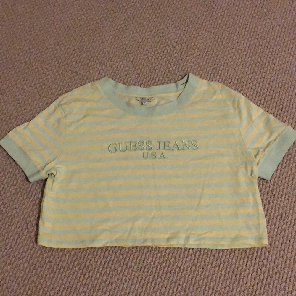 Guess x ASAP ROCKY Striped Crop Top
